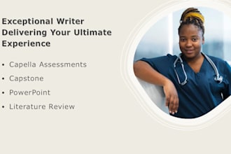 do nursing,  bsn, msn, dnp, pubic health, capstone, and capella assessments