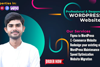 design, clone or redesign wordpress website as elementor pro expert