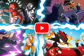 draw custom anime art for your youtube thumbnail