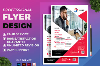 design a creative luxury elegant real estate flyer brochure