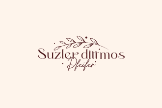 design hand drawn creative feminine and vintage logo