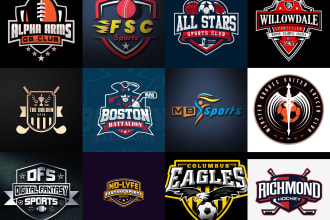 design unique logo for your sports team, league, tournament and event in 24hours