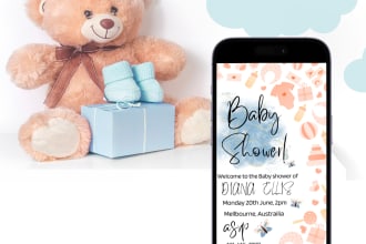 do, birthday, anniversary, baby shower invitations