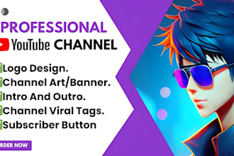 create, setup and manage your youtube channel professionally
