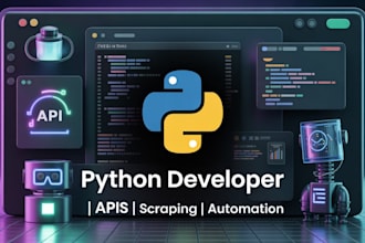 build scalable python backend, apis, automation and scraping systems