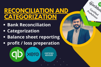 do accounting, bookkeeping using quickbooks and xero with financial reports