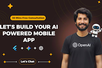 build ai chatbot flutter app with openai gpt API