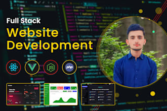 build or redesign website using recat js, vue, next js, and laravel