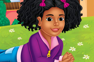 draw african american illustration for kids