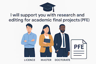 help you structure your pfe or graduation project
