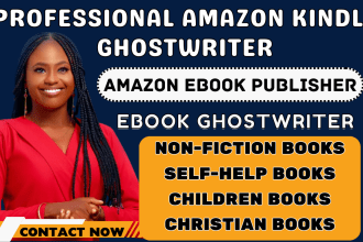 ghostwrite non fiction ebooks, ghostwriter, ebook writer, amazon kindle writer