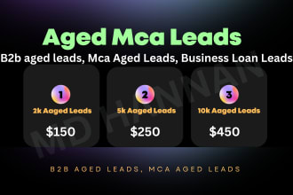 provide mca aged leads