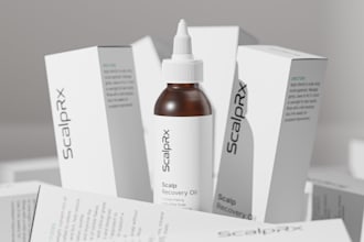 create custom skincare and cosmetic mockups and 3d renders