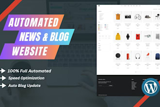 create an automated news website and wordpress autoblog