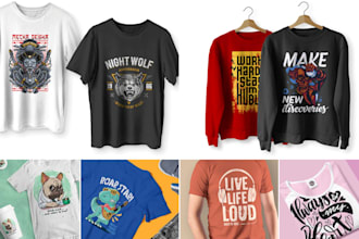 design custom t shirt,  graphic tshirt design, anime, custom shirt designs