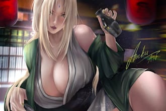 draw a sfw or nsfw illustration
