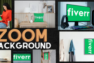 design professional zoom virtual backgrounds beautifully