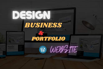 build business website, blog or personal portfolio website