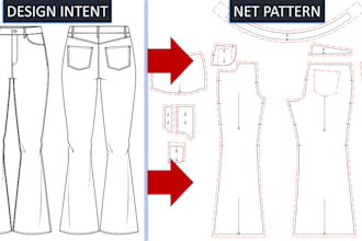 make pattern and grading for bulk