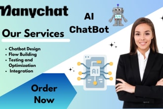 setup an engaging manychat chatbot