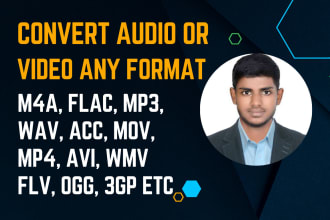 convert your audio or video files into any desired format