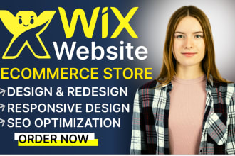 do your wix website design or wix website redesign