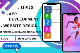 develop fitness and health app fitness website personal training app fitness app