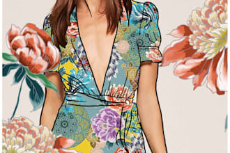 create exclusive textile print pattern designs