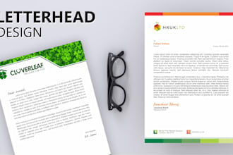 design professional letterhead for your business