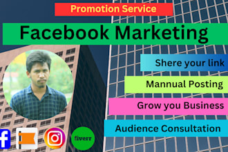 rell organic any product promotion with facebook marketing