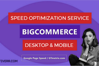 do bigcommerce website speed optimization within 2 hours
