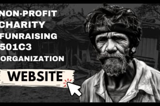 build nonprofit charity fundraising website with donation system