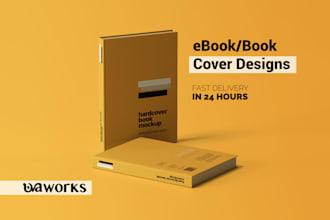 do book cover and ebook cover design with free 3d mockup
