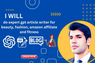 do chat gpt article writer for beauty, fashion, amazon affiliate and fitness