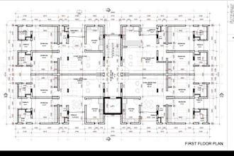 create architectural plans, designs and working drawings