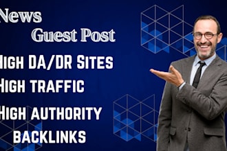do high da 60 news guest post with SEO backlinks