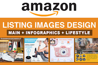 design amazon product infographic pictures, listing images