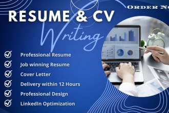 deliver 6 hours creative job wining professional resume and tech CV maker