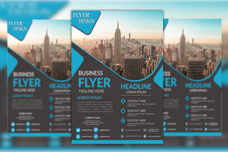 creat a professional flayer and brochure design