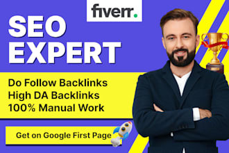 build high quality SEO backlinks to boost your ranking on google first page
