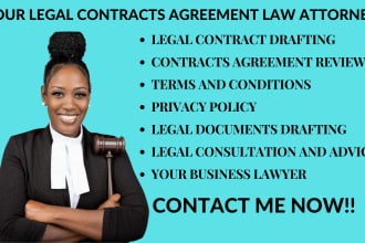 draft powerful legal contracts, agreements, nda, terms and conditions