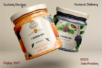 do professional packaging and label designs, product packaging design