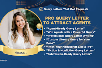 write a professional literary query letter to land agents