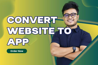 convert website to app, android ios app development