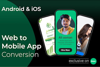 convert your website into mobile app for android and ios app