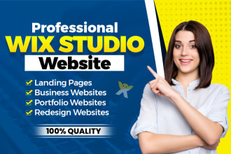 design wix studio website, or redesign wix business website