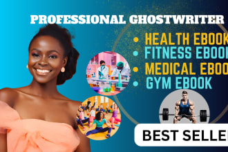 ghostwrite health, fitness ebook medical ebook gym ebook for kindle