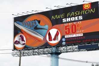 creative billboard design expert, signboard, banner, yards