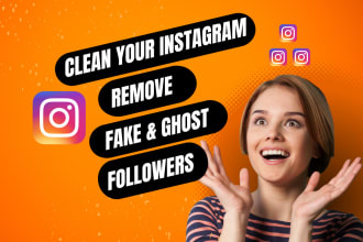 remove fake ghosts and bot followers from your instagram