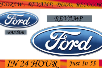revamp, recolor, redo, remake, modify and update your logo